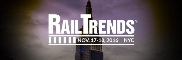 RailTrends 2016 - November 17-18, 2016 - NYC